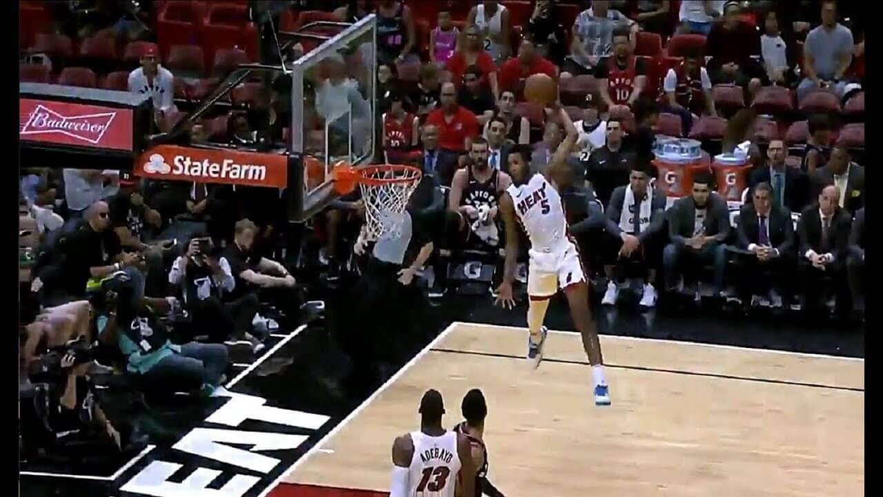derrick jones jr amazing alley oop