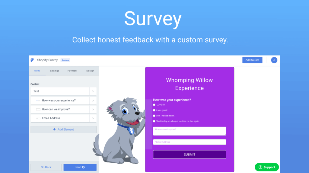 Survey applications in email will be popular.