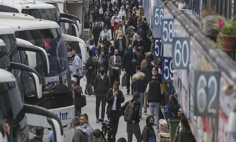 İstanbul'dan şehirler arası otobüs sefer sayısı günde 800'e çıktı.