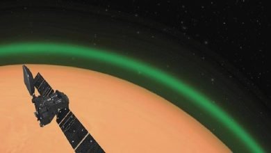 Mars Atmosferinde Yeşil Işık Keşfedildi