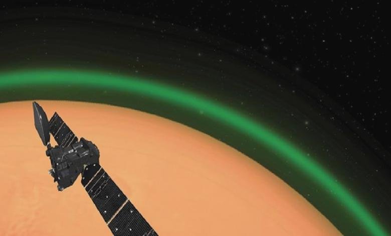 Mars Atmosferinde Yeşil Işık Keşfedildi