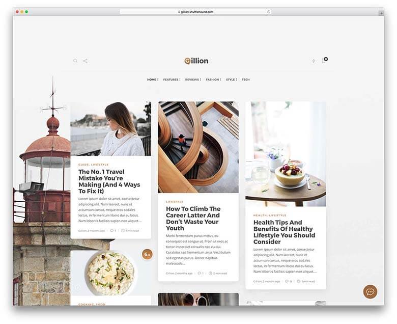 En Hızlı WordPress Temaları - Gillion