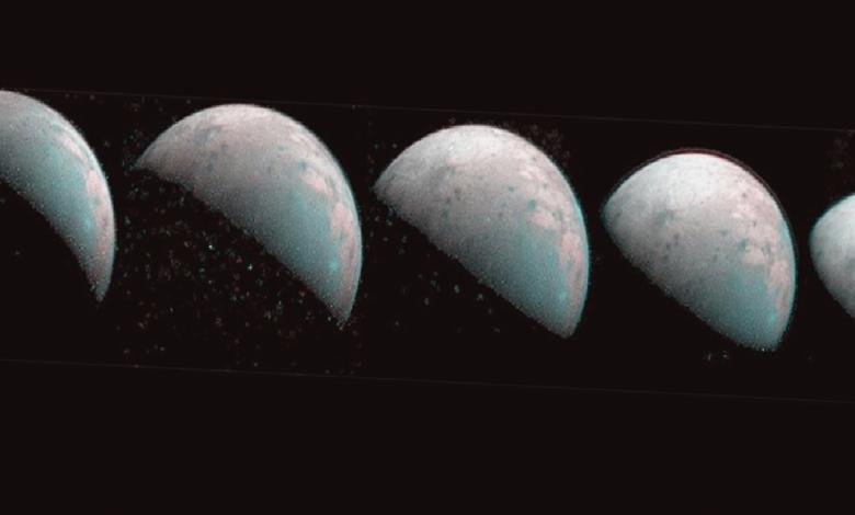 Jüpiter'in Uydusu Ganymede'in Kuzey Kutbu Görüntüleri Paylaşıldı