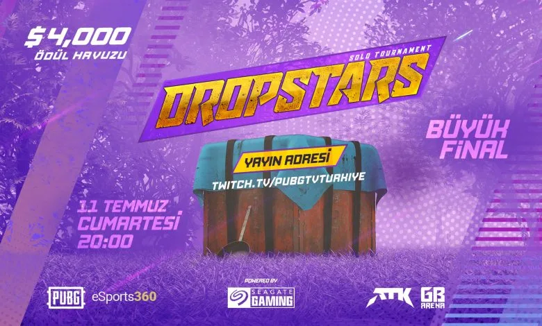 PUBG Dropstarts Solo turnuvasında şampiyonlar belli oluyor.