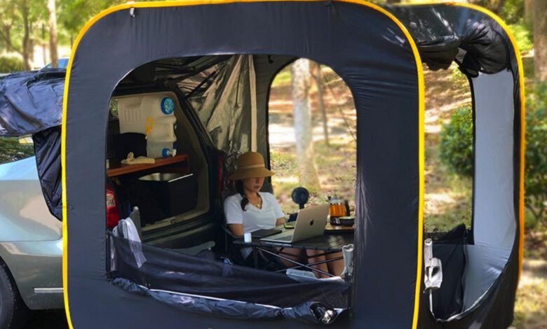 Save $80 on this car-attached pop-up tent
